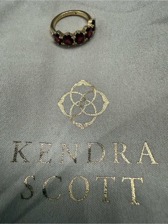 Kendra Scott Jewelry - Kendra Scott Gold Ring with Red Stones